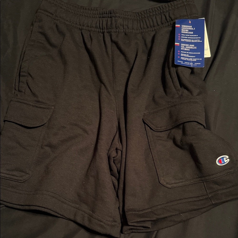 Champion Black Casual Shorts